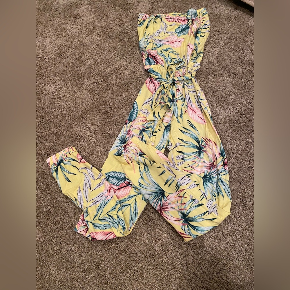 floral jumpsuit